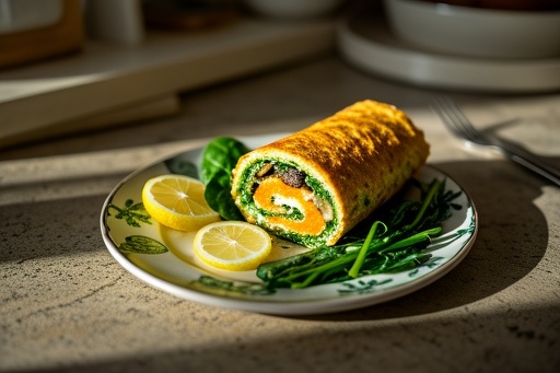 Spinach Omelette