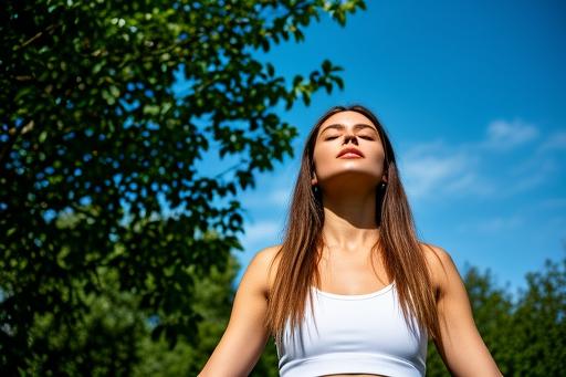 Person in Yoga Pose