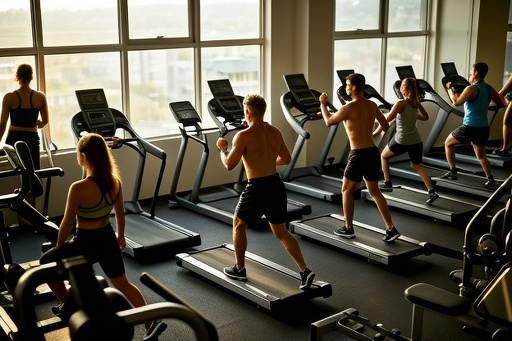 People Exercising Together