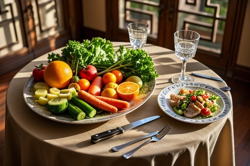 Healthy Meal Setup
