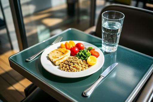 Balanced Diet Plates with Nutrients