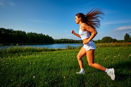 Jogging in Nature
