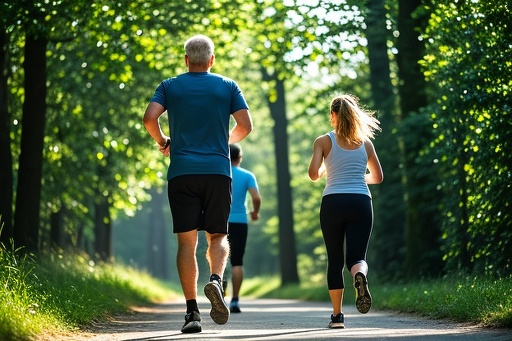 Jogging in Nature