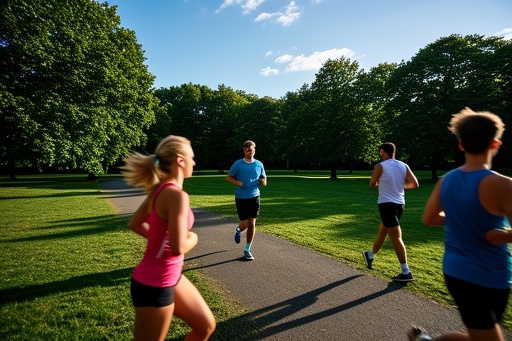 Jogging in Nature