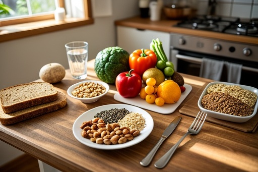Balanced Diet with Organic Foods