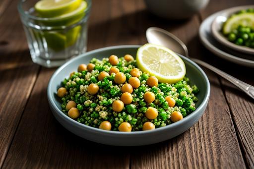 Quinoa and Chickpeas Dish