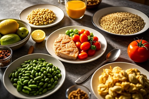 Healthy Eating Choices in a Modern Kitchen