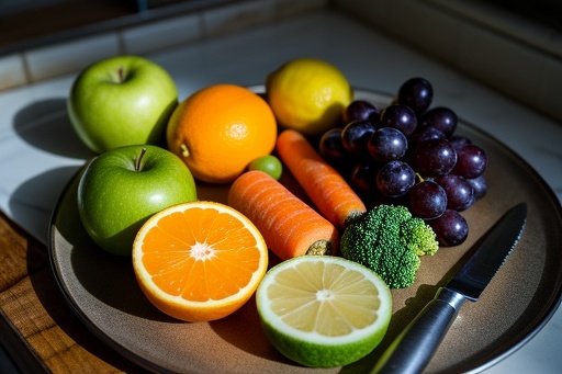 Colorful Array of Fresh Fruits and Vegetables