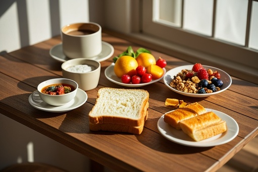 Healthy Breakfast Table